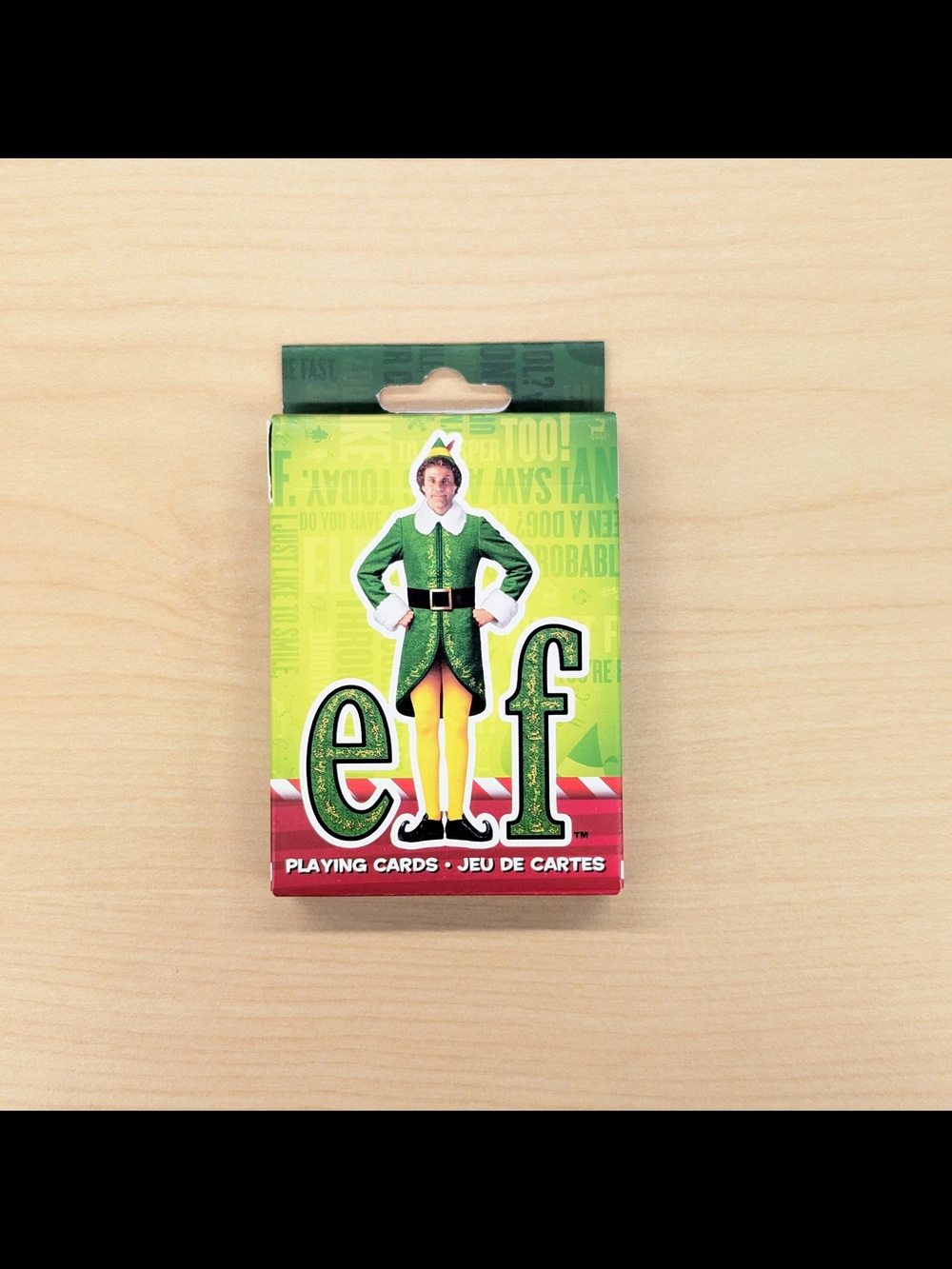 Elf Movie Playing Cards Deck Buddy Elf Holiday Christmas Stocking Stuffer New